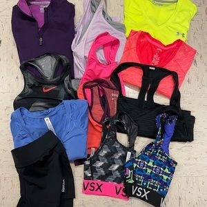 Workout lot size medium adidas VS Pink Nike